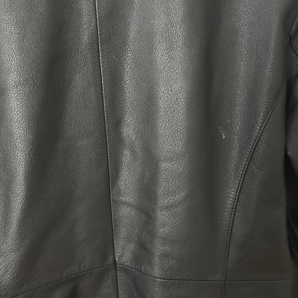 Black Leather Women's Jacket VINTAGE Wilson’s leather with THINSULATE size L - Picture 6 of 6